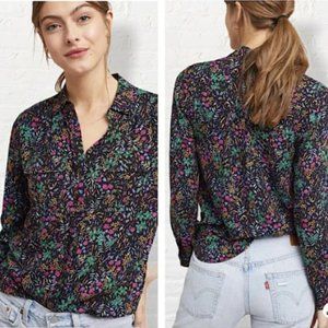 Anthropologie Maeve Floral Blouse